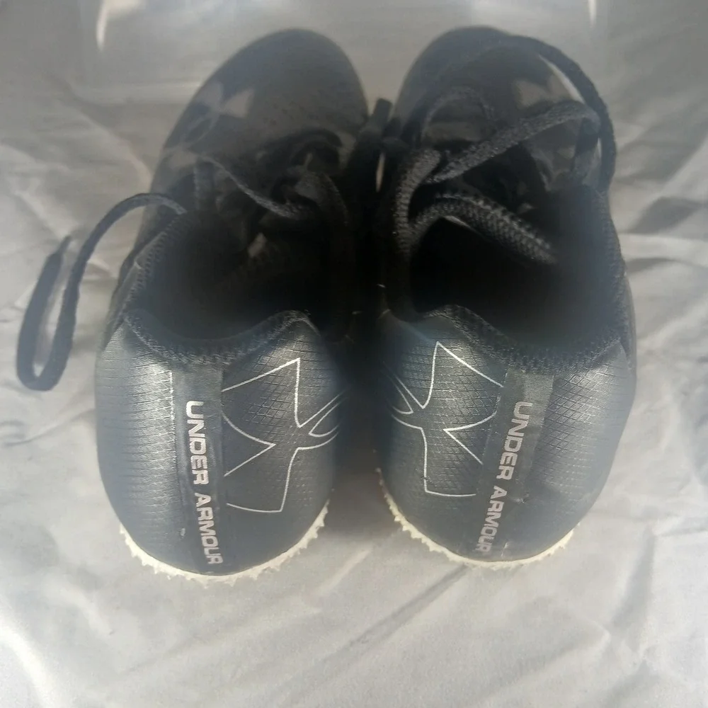 Under Armour Sprint Track‎ Spikes Black Men Size 7.5 US M7.5 W9 UK6.5 EUR40.5
